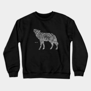 Wild Wood Wolf Crewneck Sweatshirt